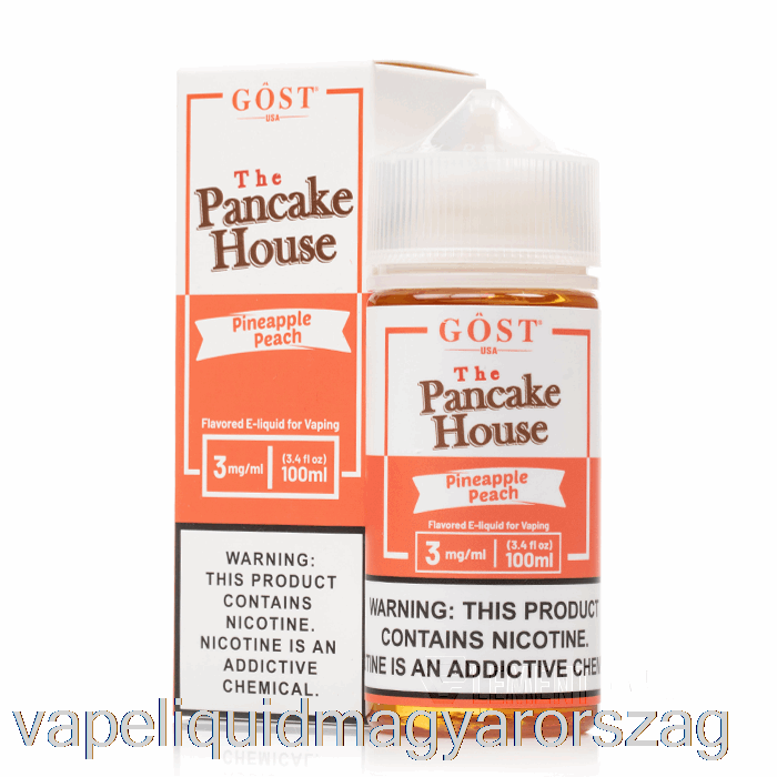 Ananász Barack - Palacsintaház - Gost Gőz - 100 Ml 6 Mg Vape Toll